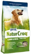  HAPPY DOG Natur Croq Jagnięcina+Ryż 15kg+3kg gratis