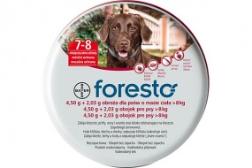  Foresto obroża przeciw kleszczom i pchłom firmy Bayer dla psów o wadze powyżej 8 kg